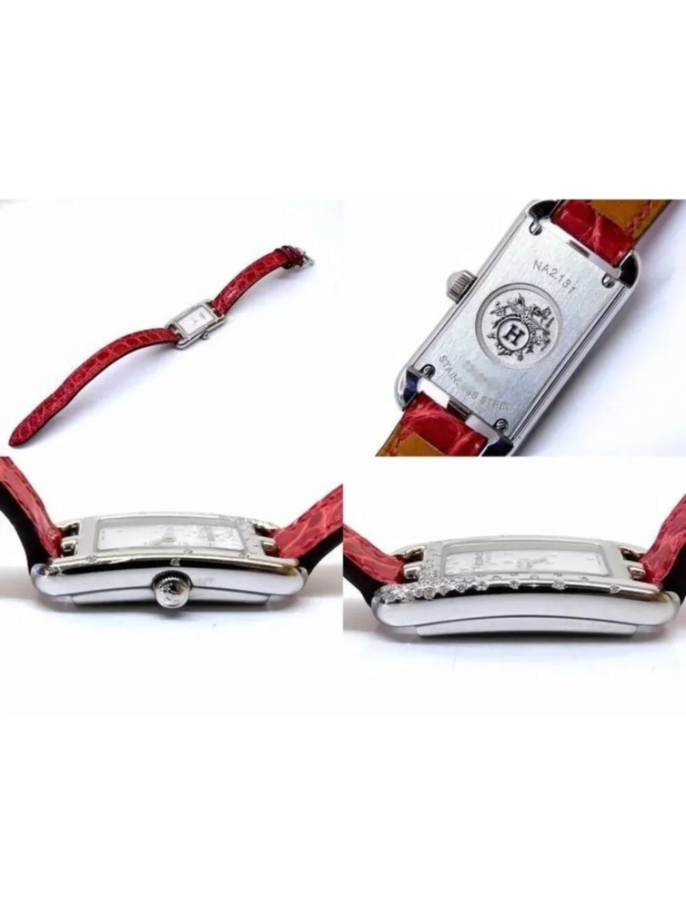 Hermes Nantucket Jete de Diamant Watch Diamond Stainless Steel